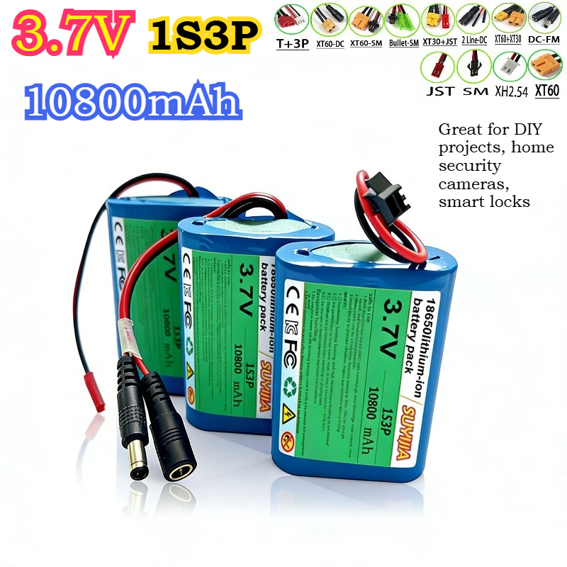 Home Security Robot - 3.7V 10800mAh 1S3P 18650 Brand new