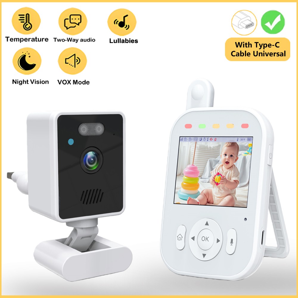Home Security Wireless Cameras - Baby Monitor Wireless Indoor 2.8