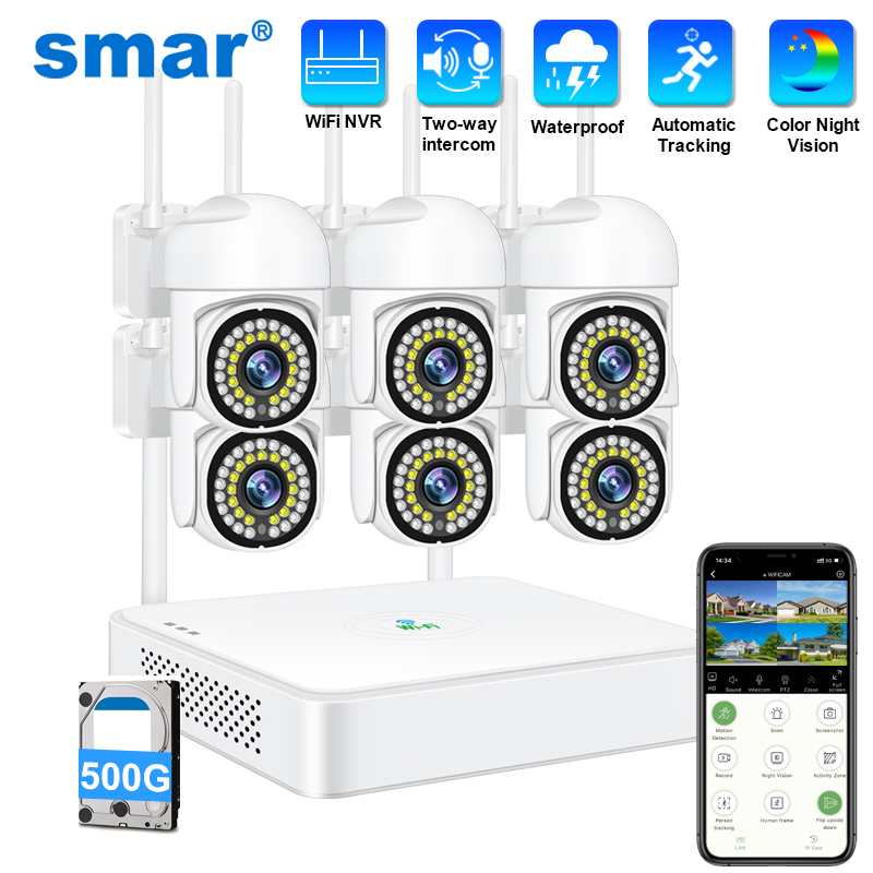 Home Security No Wifi Needed - Smar 3MP Wireless CCTV Security Camera