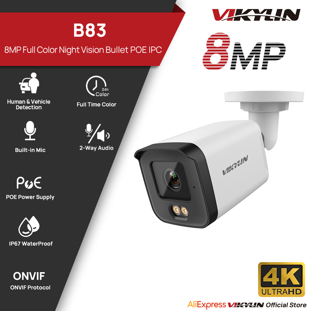 VIKYLIN 8MP HD IP Security Cam - đánh giá và giá Home Security Lights Outdoors