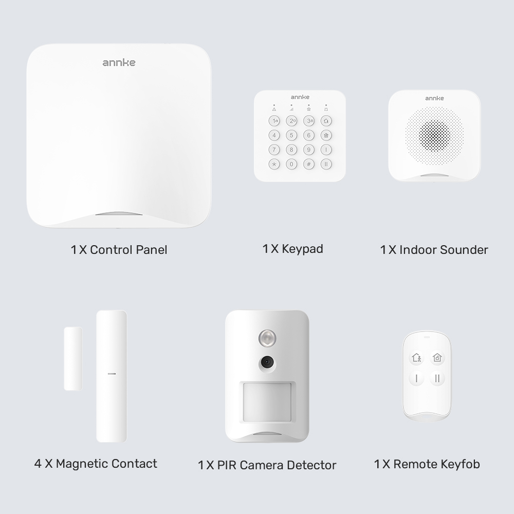 ANNKE Wireless Alarm System Wi - đánh giá và giá Keypad Alarm Panel