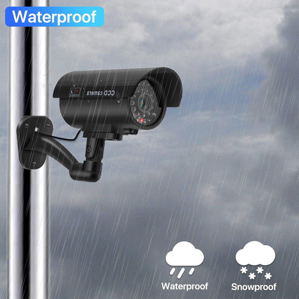 Solar Panel Dummy Surveillance - đánh giá và giá Home Security Lights Outdoors