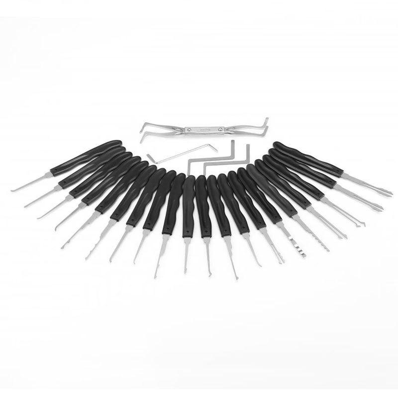 24PCS Titanium-Plated Car Unlo - đánh giá và giá Lock Picking Set
