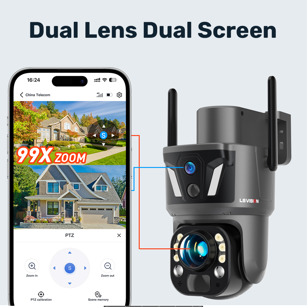 LS VISION 4K 8MP Outdoor Home  - đánh giá và giá Home Security Product