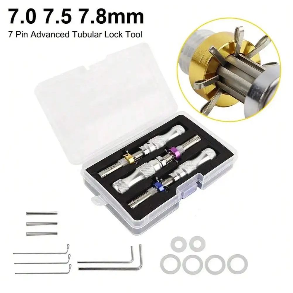Professional 7-Pin Tubular Loc - đánh giá và giá Lock Picking Set