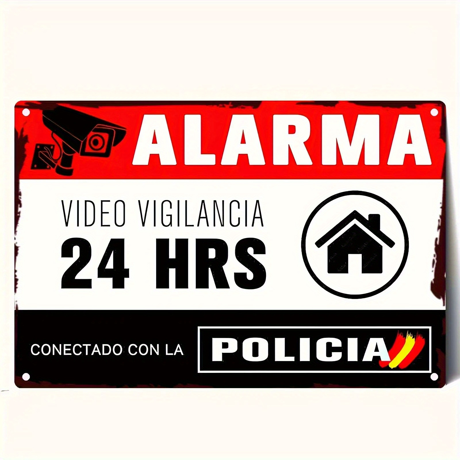 Vintage Spanish ALARMA 24 Hour - đánh giá và giá Home Yard Security