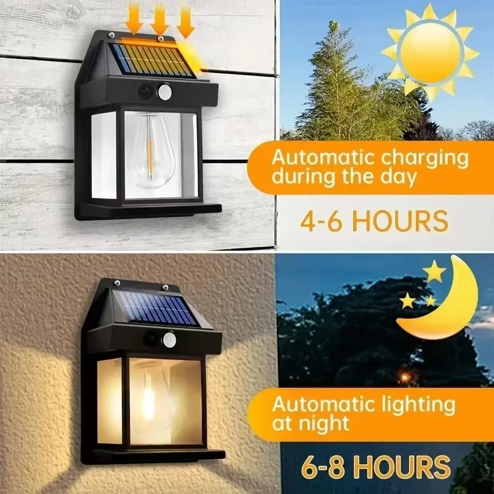 Outdoor Solar Tungsten Wall Li - đánh giá và giá Solar Security Light