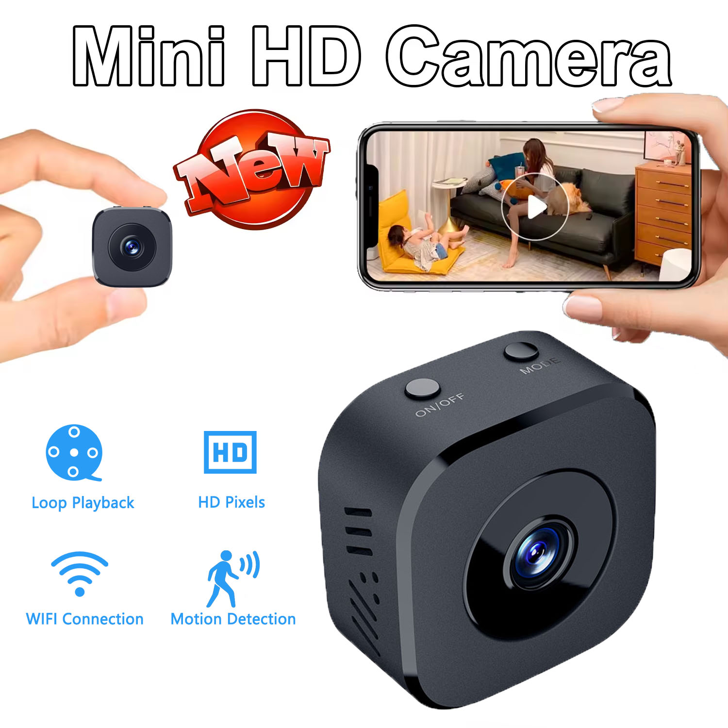 Security Camera 4K Mini Full C - đánh giá và giá Home Security No Wifi Needed