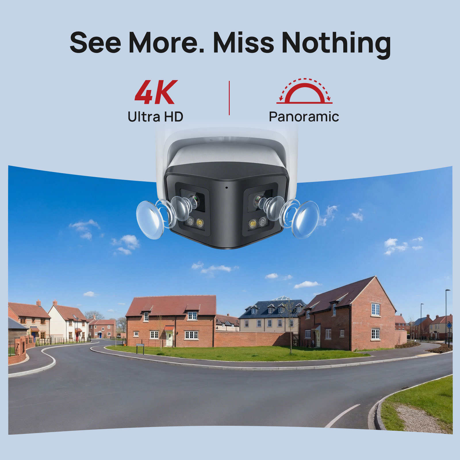 Vikylin 4/8MP Panoramic Smart  - đánh giá và giá Home Security Lights Outdoors
