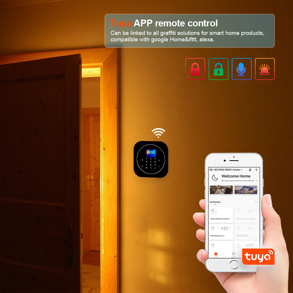 KERUI G12 Wireless Tuya Home A - đánh giá và giá Home Security Technician