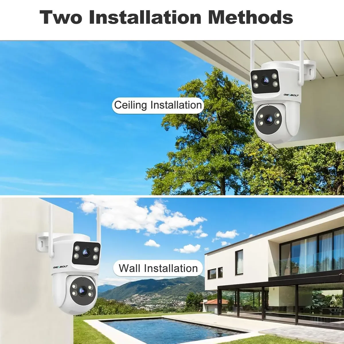 GENBOLT PTZ WiFi Security Came - đánh giá và giá Home Security And Camera Systems