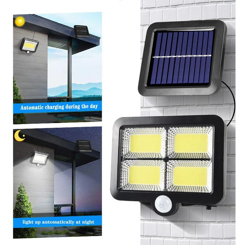 LED Solar Split Wall Lamp Outd - đánh giá và giá Home Security Lights Outdoors