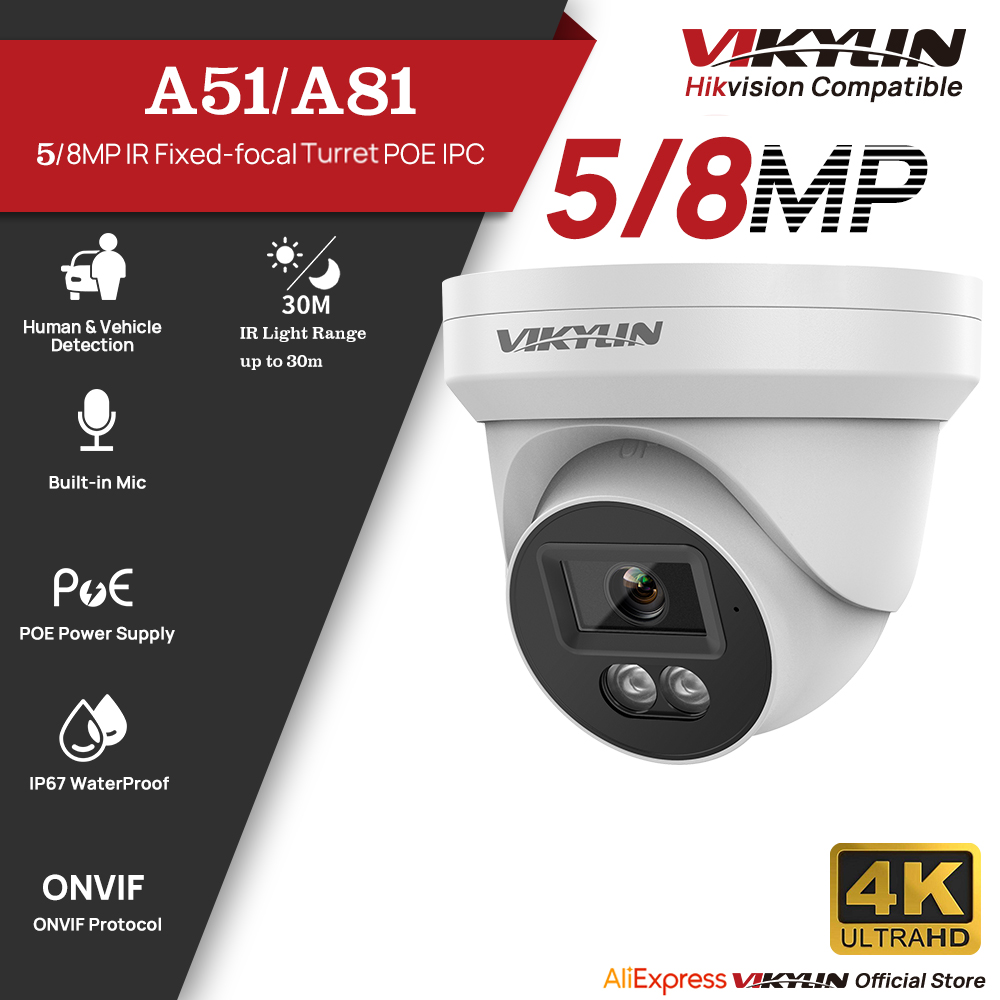 VIKYLIN 5/8MP HD IP Security C - đánh giá và giá Home Security Lights Outdoors
