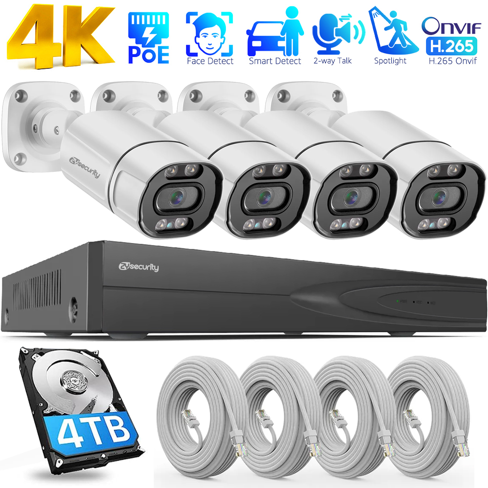4K PoE Security Camera System  - đánh giá và giá Home Security And Camera Systems