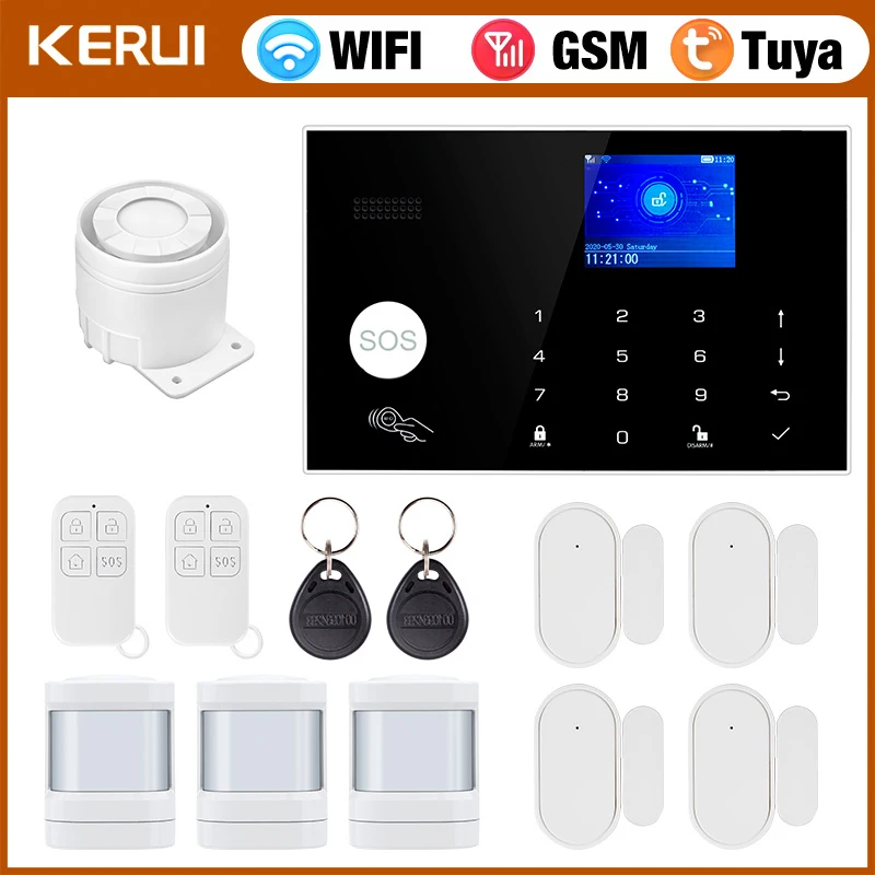 KERUI G30 Alarm System for Hom - đánh giá và giá Keypad Alarm Panel