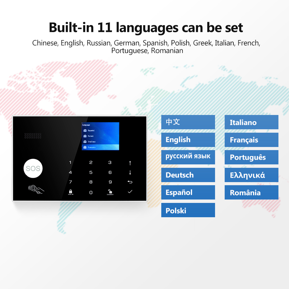 KERUI G30 Alarm System for Hom - đánh giá và giá Keypad Alarm Panel