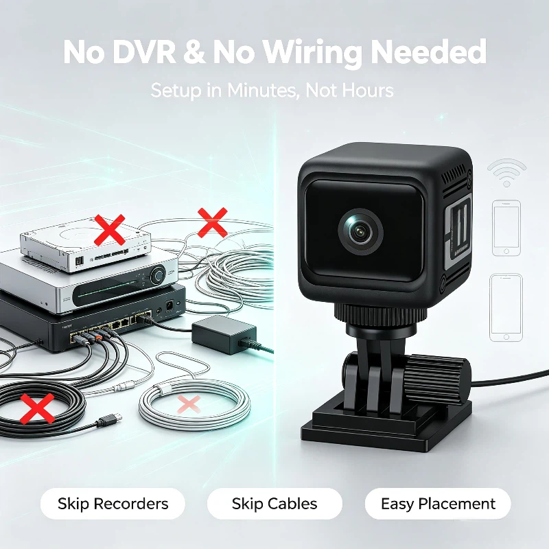 WiFi W11 Mini Camera HD Long L - đánh giá và giá Home Security No Wifi Needed