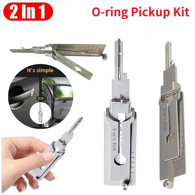 SS001 Pro Stainless Steel Key  - đánh giá và giá Lock Picking Set