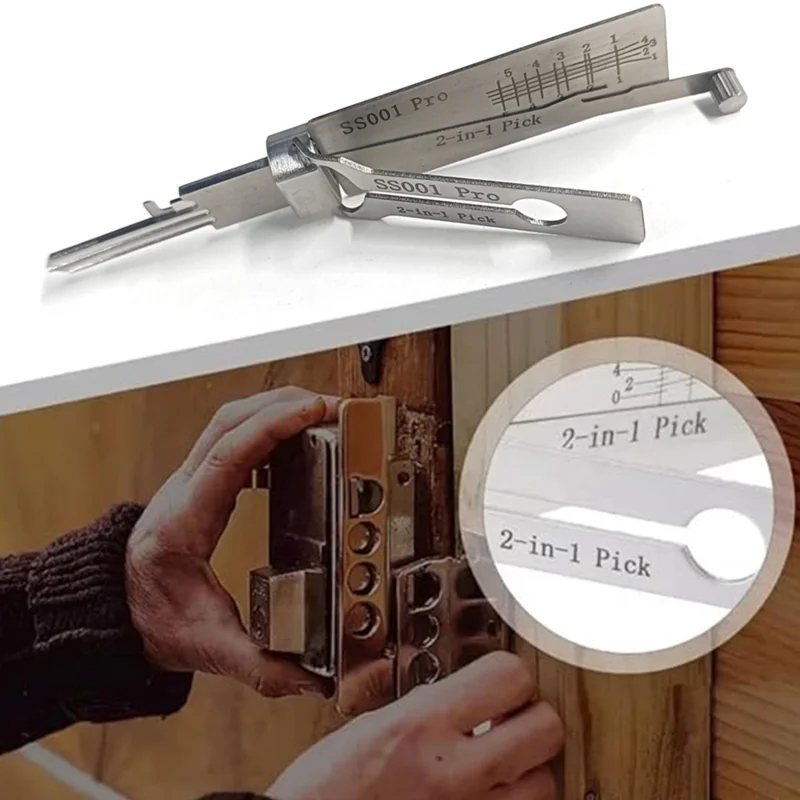 SS001 Pro Stainless Steel Key  - đánh giá và giá Lock Picking Set