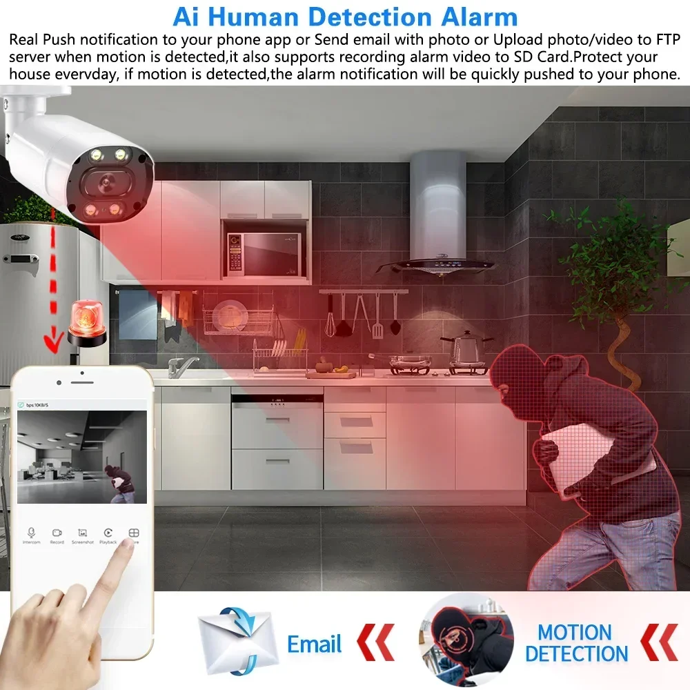 4K AHD DVR Home Security Kit 8 - đánh giá và giá Home Security And Camera Systems