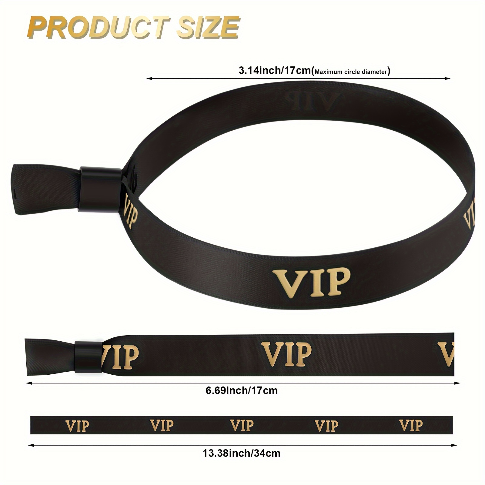 10/20pcs VIP Cloth Wristbands  - đánh giá và giá Home Security Product