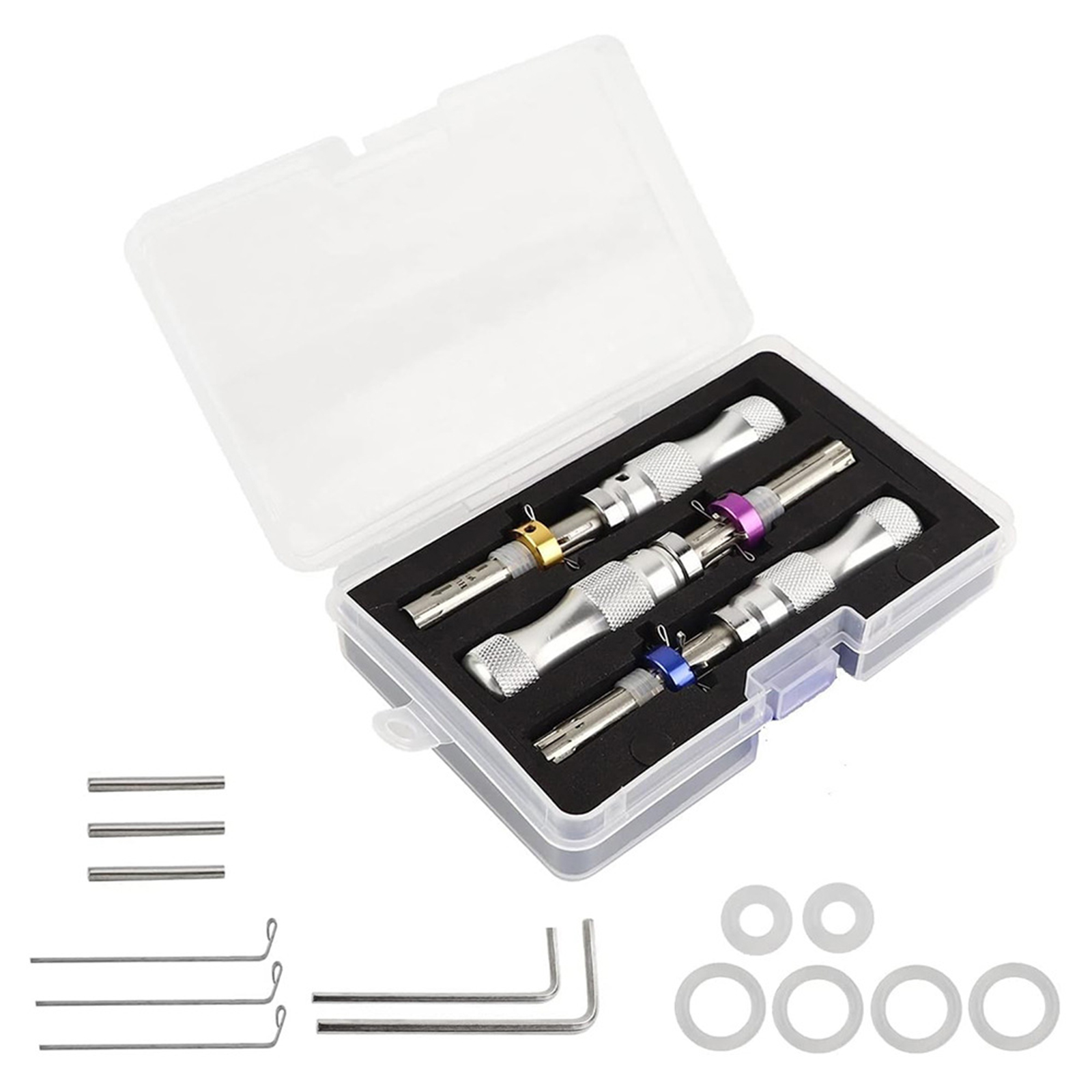 7 Pins Tubular Lock Pick Tool  - đánh giá và giá Lock Picking Set
