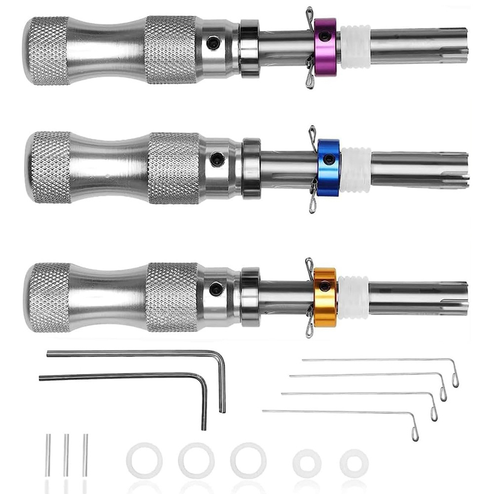 7 Pins Tubular Lock Pick Tool  - đánh giá và giá Lock Picking Set
